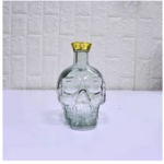 بطری شیشه ای آریانا مدل جمجمه اسکلت شفاف