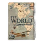 دفتر خطی 100 برگ آریانا کد 45