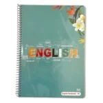 دفتر زبان 50 برگ مدل دو خط آریانا